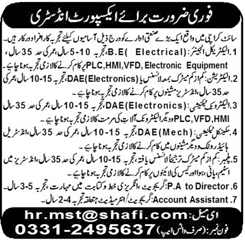 Jobs in Muhammad Shafi Tanneries (Pvt.) Ltd