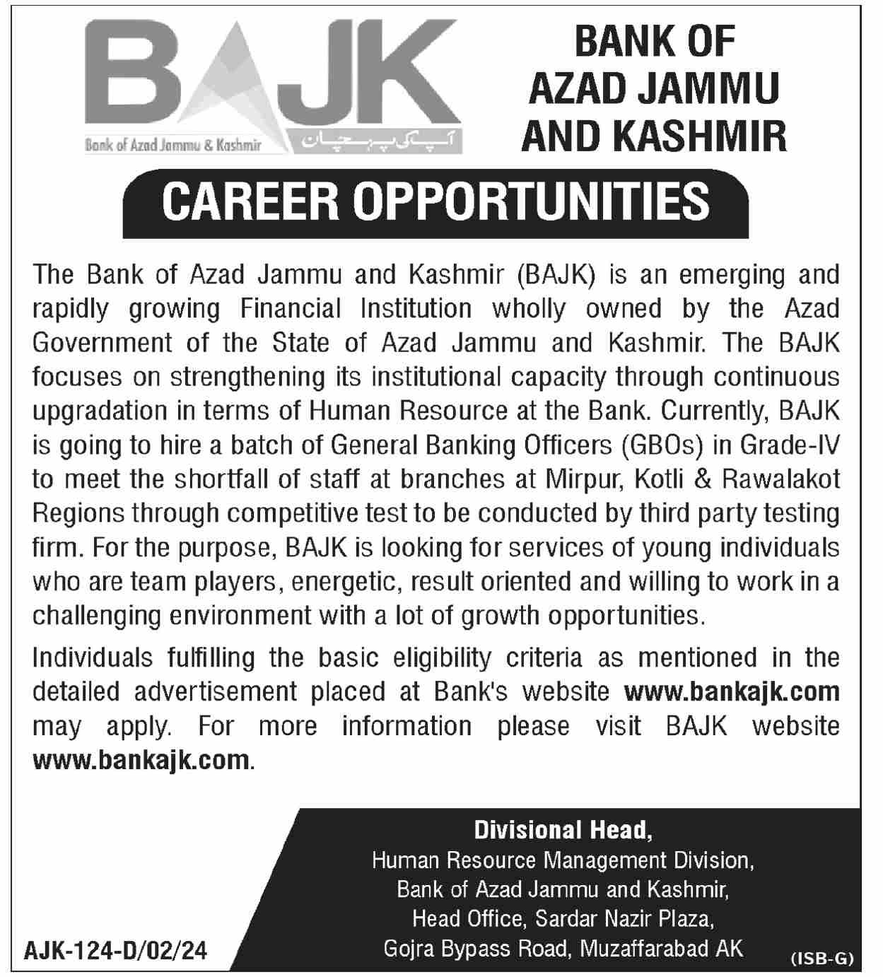Bank of Azad Jammu and Kashmir
